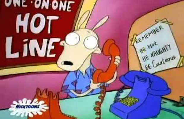 rocko's modern life phone sex operator - Une On One Line Premember De Hot Be Naughty Pe Courteous Vu Micr Toons