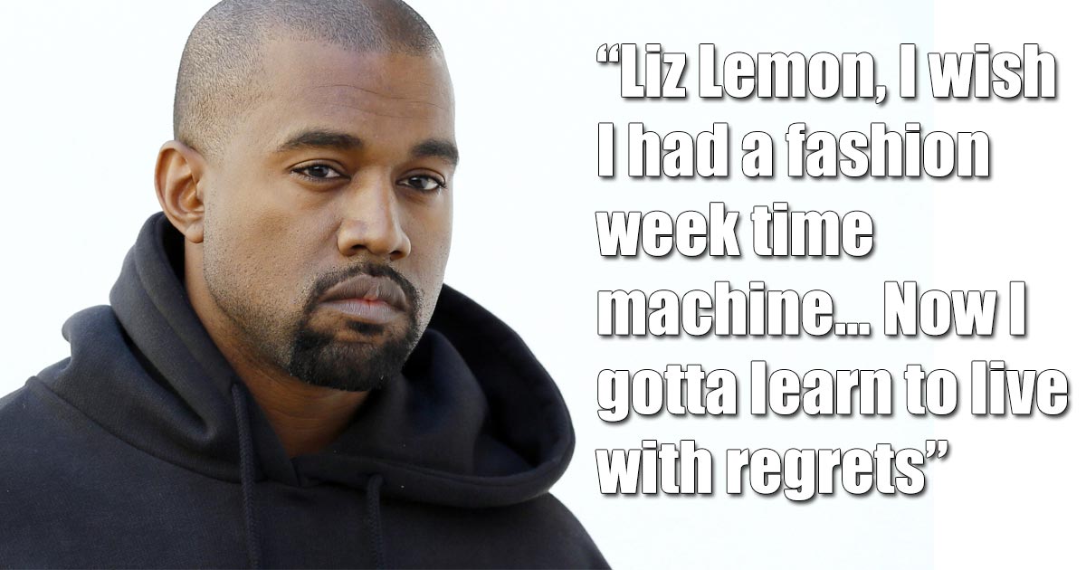 If You Put "Liz Lemon" In Front Of Kanye West Tweets, They Sound Like Tracy Jordan