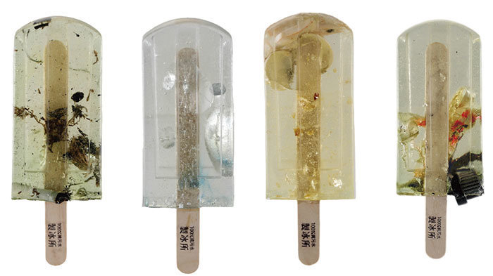 These Disgusting, Strangely Beautiful "Pollution Popsicles" Are Made From 100% Waste Water