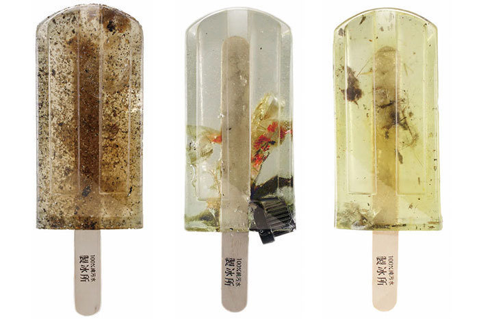 These Disgusting, Strangely Beautiful "Pollution Popsicles" Are Made From 100% Waste Water