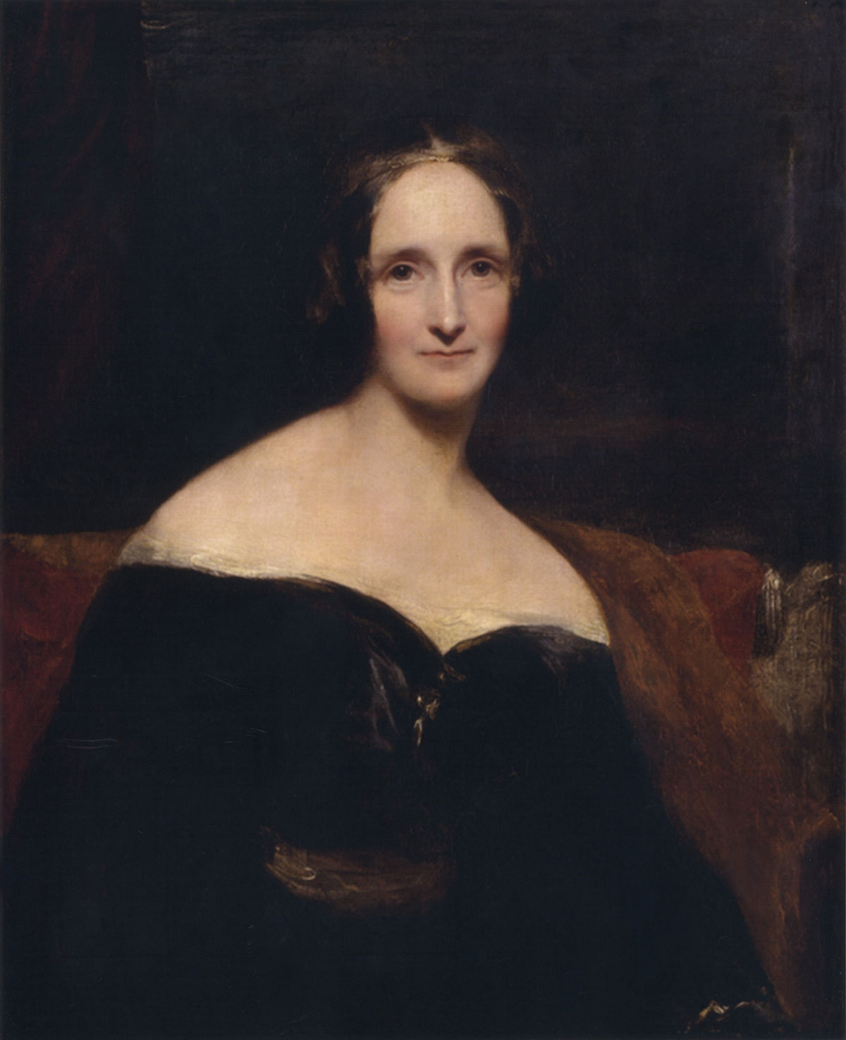A painting of Mary Shelley.