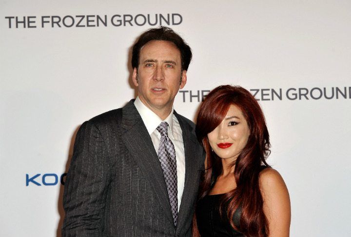 After being married twice, Cage met waitress Alice Kim and decided to try again. The couple got married in 2004 on a ranch in California. At the time of the wedding, Nicolas was twice her age: he was 40 and Alice was 20 when they got married. The couple has a son Kal-El but eventually split in 2016.