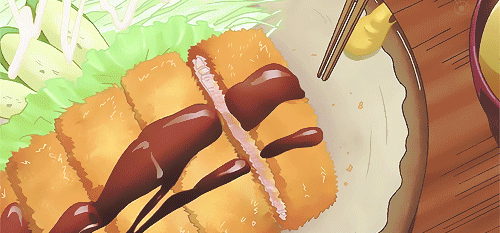 anime satisfying anime food