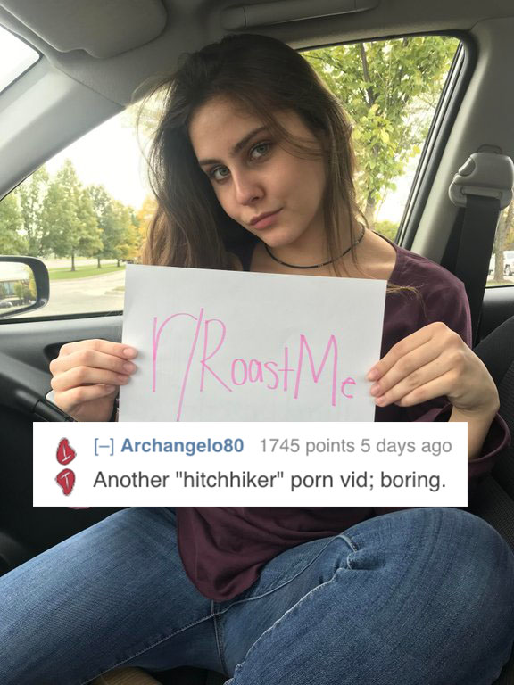 reddit memes - girl - Archangelo80 1745 points 5 days ago Another "hitchhiker" porn vid; boring.