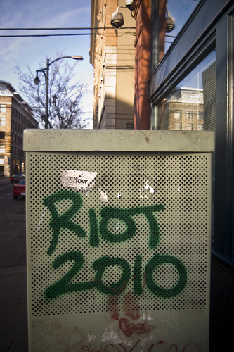 riot 2010 tags have been more and more visible.
