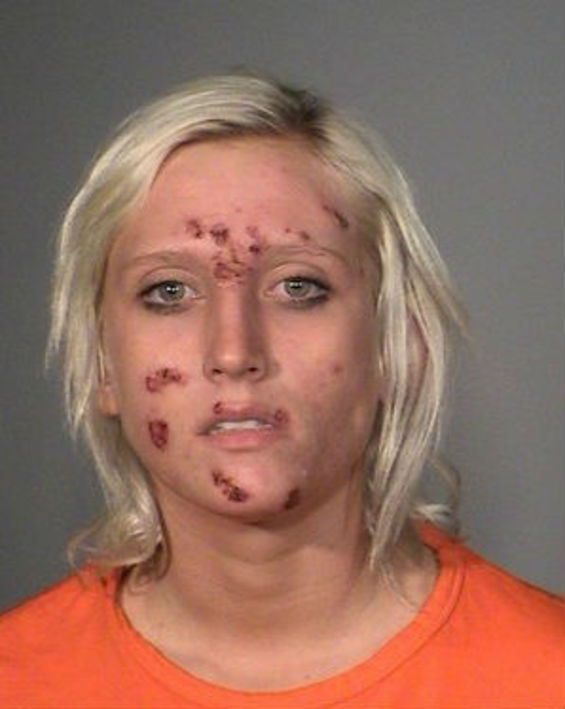 When police in Stillwater, Minnesota first encountered her, Ashley Brooker was manically digging through her car in a hospital parking lot, searching for her boyfriend's severed finger. Her face exhibited multiple scars, as if she'd been gnawed on by a famished wolverine who'd just finished a very taxing no-carb diet.Upon questioning, Brooker remembered that the finger wasn't missing after all she'd just delivered her boyfriend to the hospital for a minor injury. Nor had she been assaulted by a dieting wolverine. Her facial wounds had magically arrived during a six-day meth bender. But her conspicuous parking lot search did lead the cops to bust her boyfriend for possession.