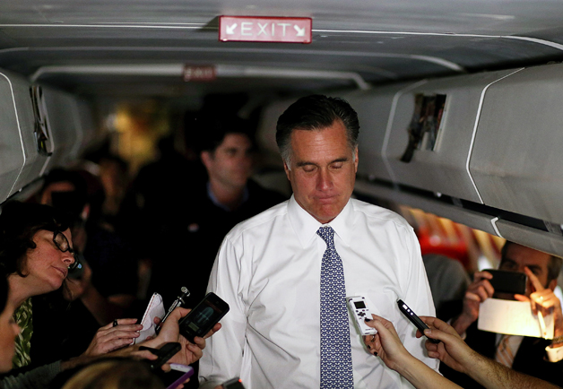 Mitt Romney Lets Words Exit Mouth