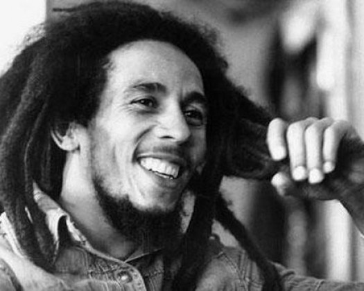 Bob Marley - The beloved Reggae GOD was born to an Afro-Jamaican mother and white father of English descent.