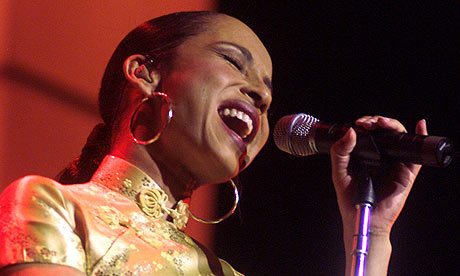 Sade - The ageless beauty is half African, half white English.