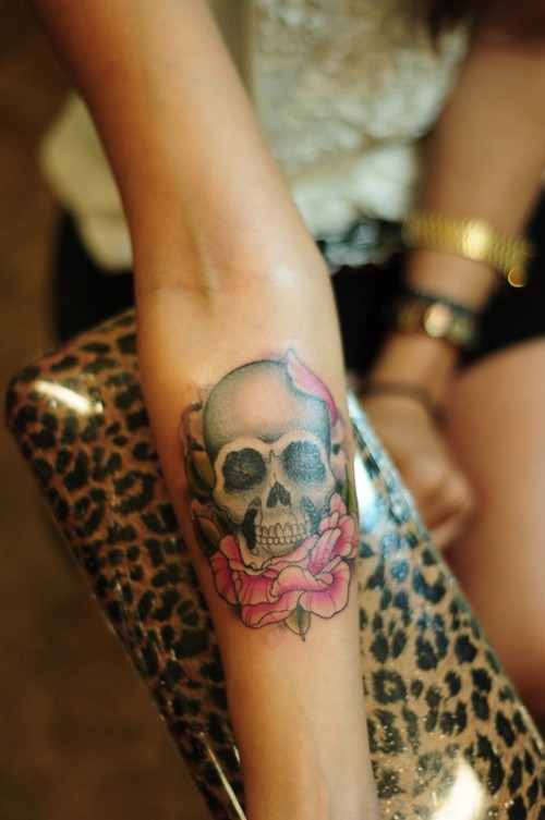 girly skull tattoos