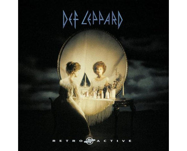 4. DEF LEPPARD // RETRO ACTIVE

Def Leppard's Retro Active features a 19th century woman sitting at a dressing table staring at a mirror. If you look at the cover at a distance, you can see a skull made up of the woman and her reflection. Artist Charles Allan Gilbert's 1892 painting All is Vanity was Def Leppard's inspiration for the album cover.