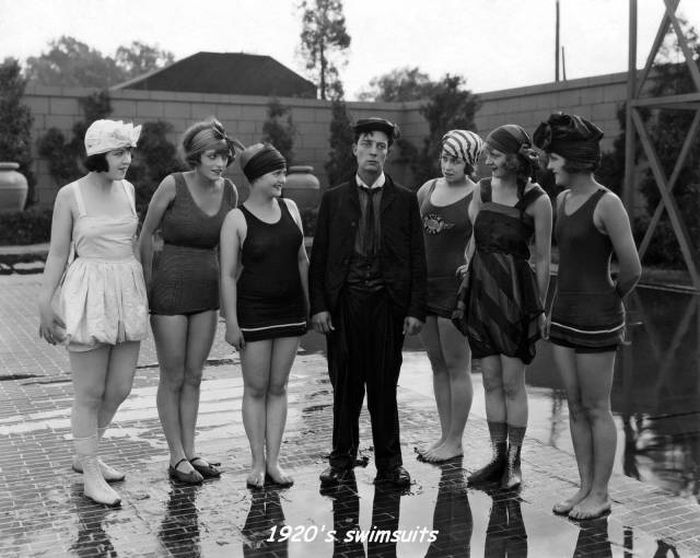 hard luck buster keaton - 1920's swimsuits