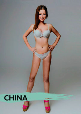 The Perfect Female Body By Country