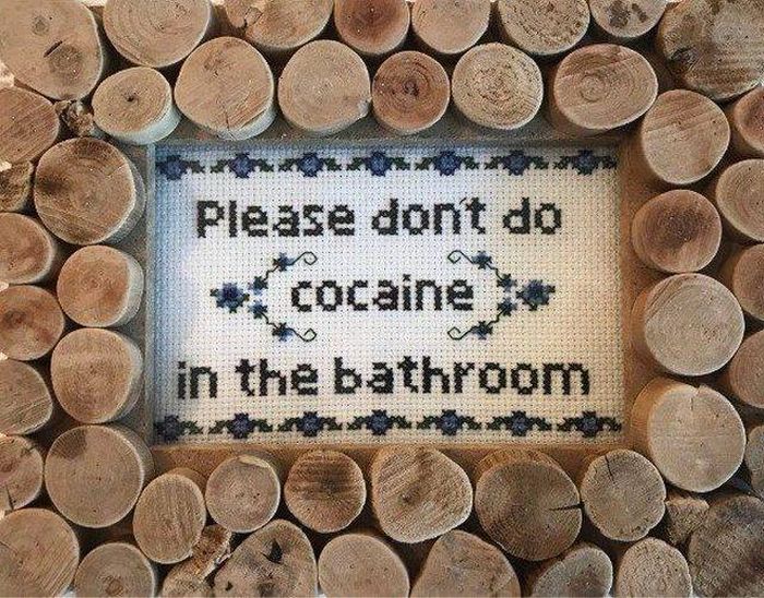 Please dont do cocaine in the bathroom