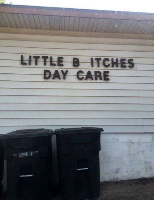 signage - Httle Bitches Day Care