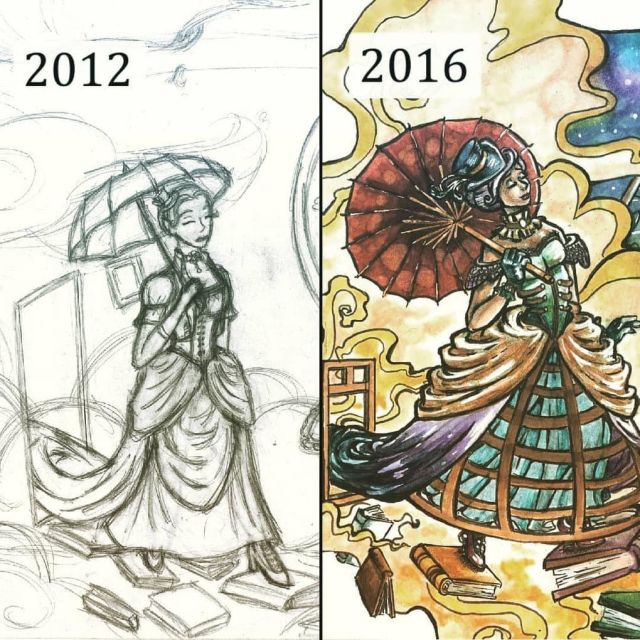 Artists Redo Their Original Drawings Upon My Bequest...