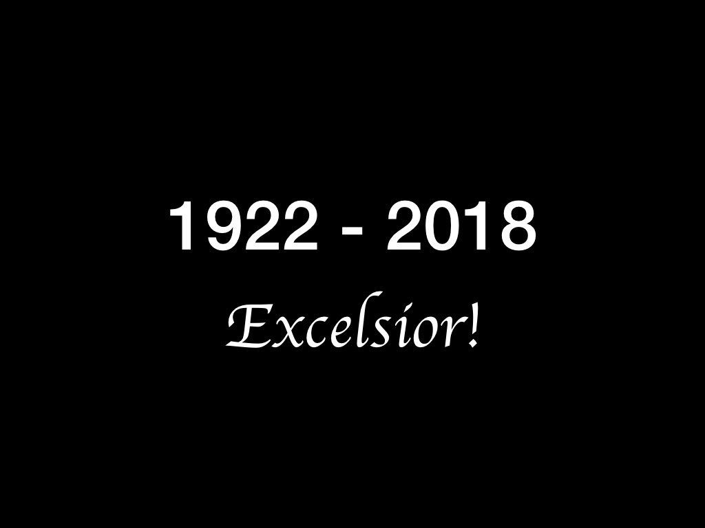 EXCELSIOR 1922-2018