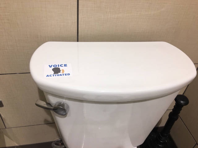 toilet seat - Voice Activated