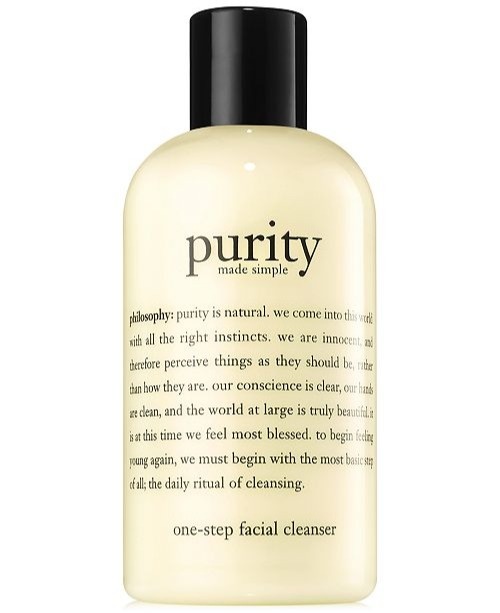 philosophy purity made simple cleanser - purity I made simple philosophy purity is natural. we come into this wel with all the right instincts, we are innocent and therefore perceive things as they should be the than how they are our conscience is clear, 