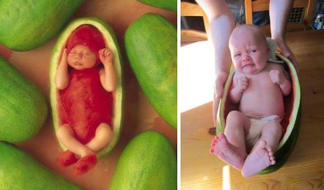 baby photos nailed