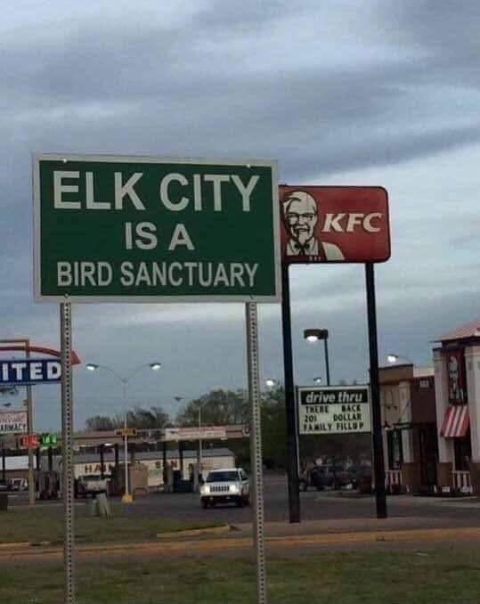 corbin - Elk City Is A Bird Sanctuary Kfc Ited drive thru Theal Lace 201 Dollar Family Fillup