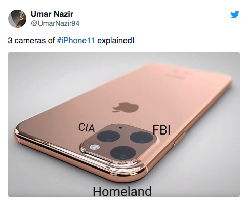 iphone 11 - Umar Nazir 3 cameras of explained! Cia Fbi Homeland