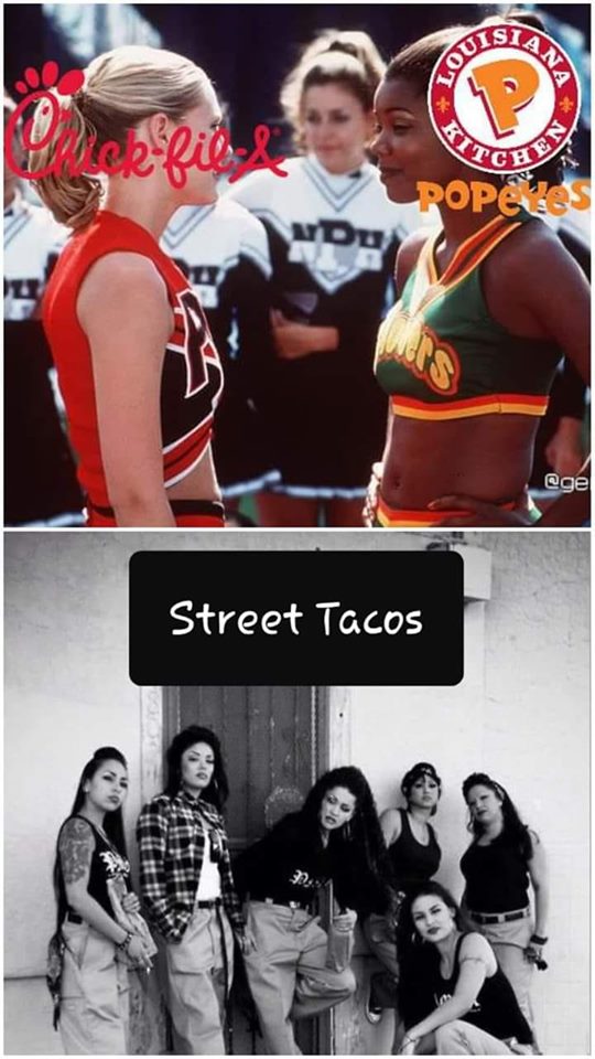 cheerleaders girls - Sia Tou Ana Ng Tcbe Popis Street Tacos