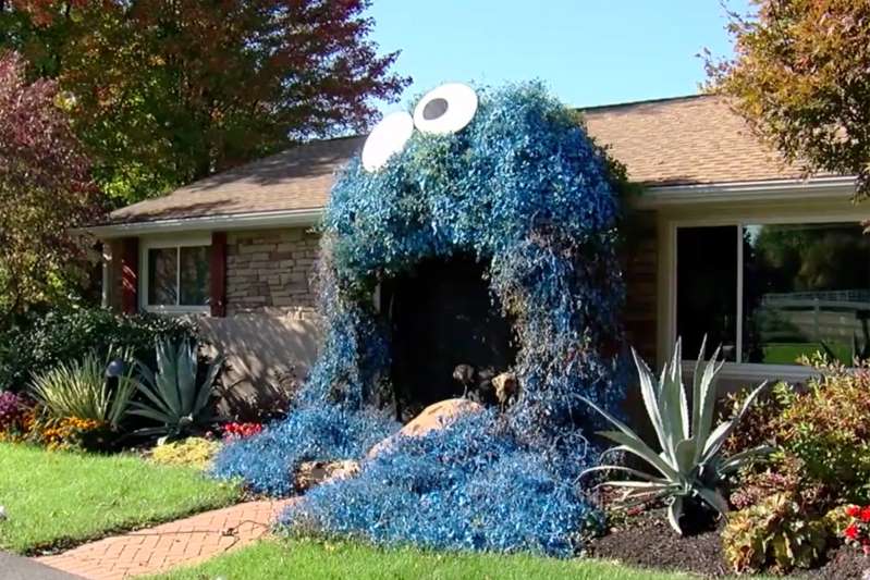 cookie monster front door