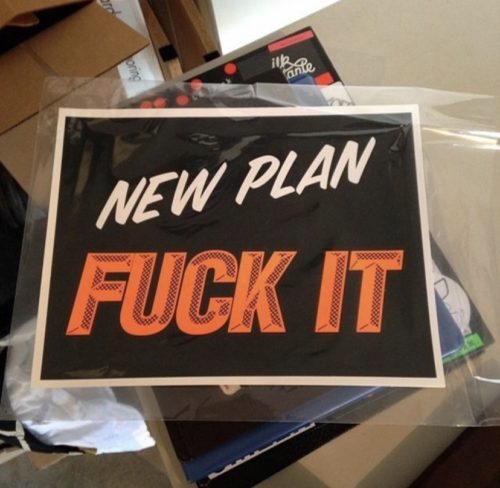 Humour - ante New Plan Fuck It