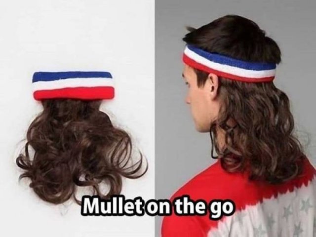 mullet headband - Mullet on the go