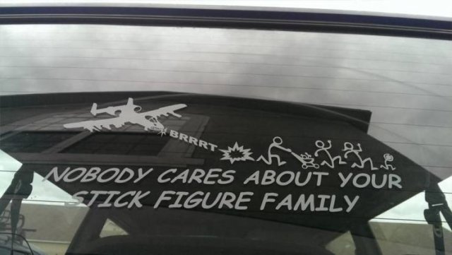 nobody cares about your stick figure family warthog - Nobody Cares About Your Stick Figure Family