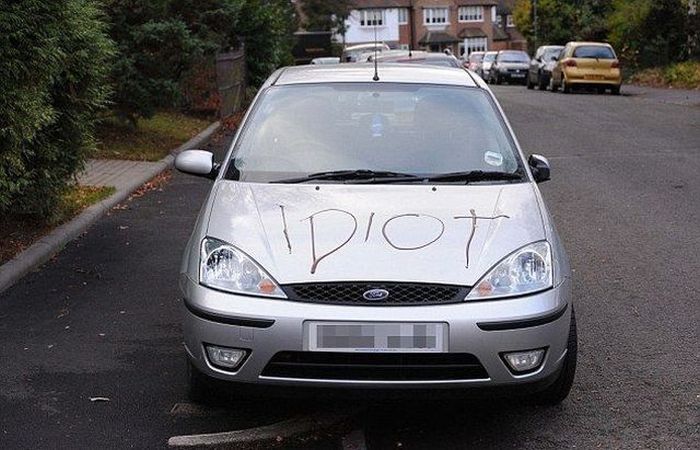 best bad parking revenge - Idiot