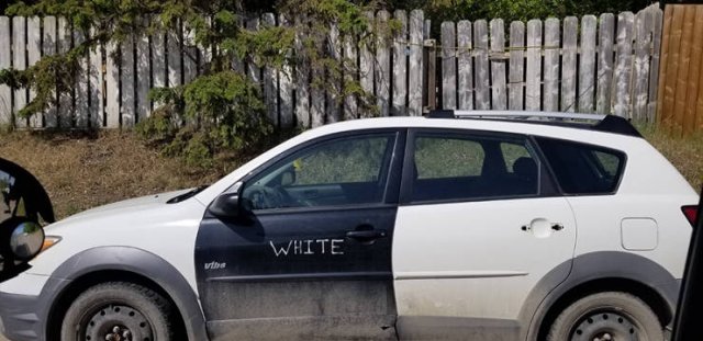 family car - White