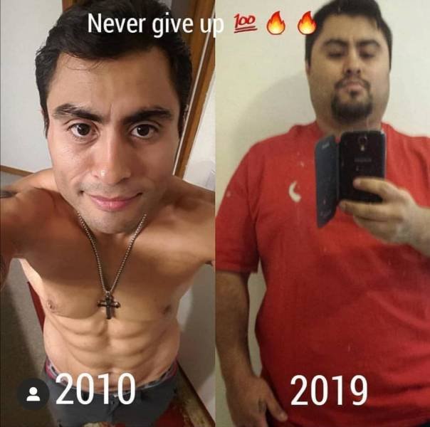 Internet meme - Never give up 100 0 2010 2019