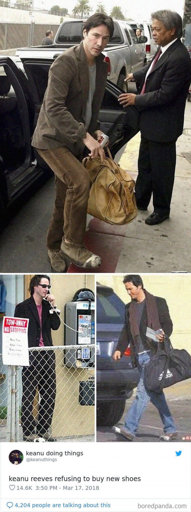 keanu reeves saint laurent - TowAway No Stoping keanu doing things keanu reeves refusing to buy new shoes 4, boredpanda.com