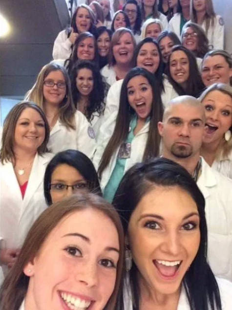 only guy in nursing school