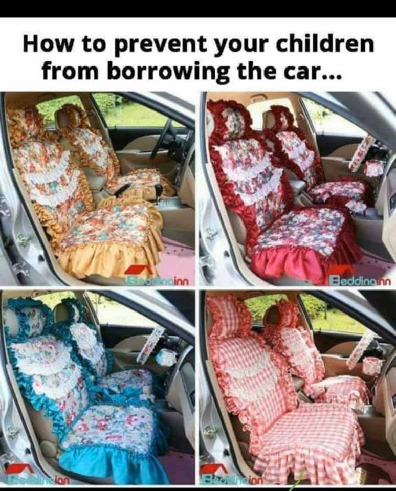 How to prevent your children from borrowing the car... inn Beddinoinn