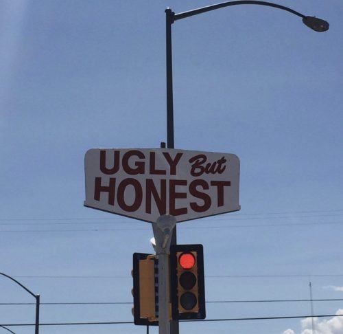 street sign - Ugly But Honest