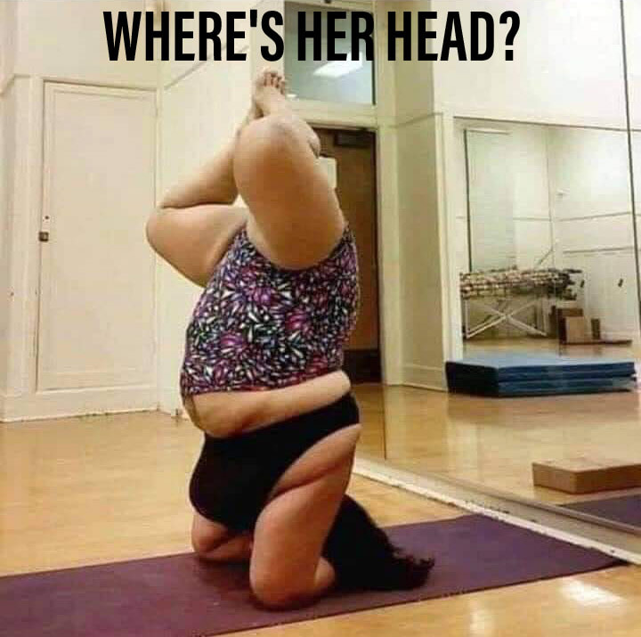 moment you realize she's upside down - Where'S Her Head?