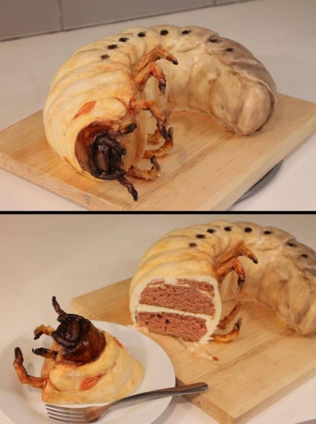 hercules beetle grub cake