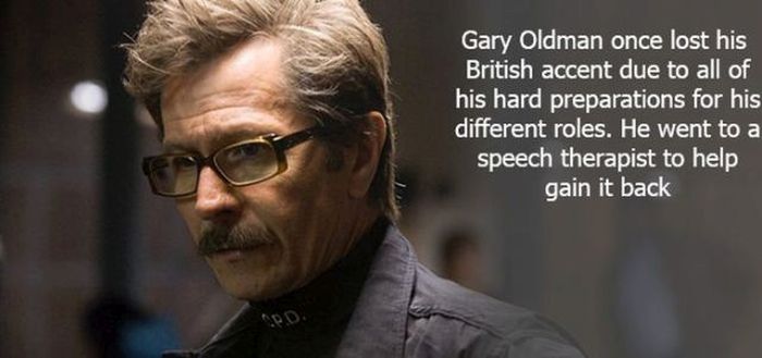 gary oldman dark knight - Gary Oldman once lost his British accent due to all of his hard preparations for his different roles. He went to a speech therapist to help gain it back 100