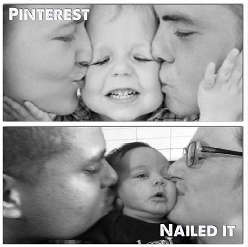 christmas baby photo fail - Pinterest Nailed It