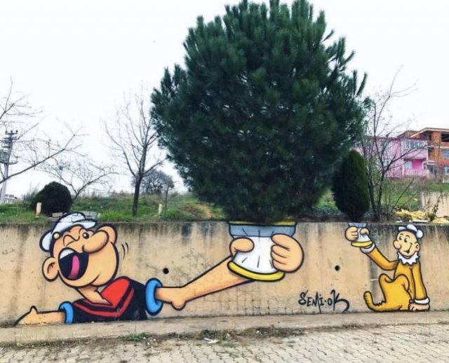 popeye graffiti