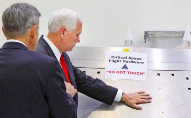 mike pence nasa - Critical Space Flight Hardware Do Not Touch