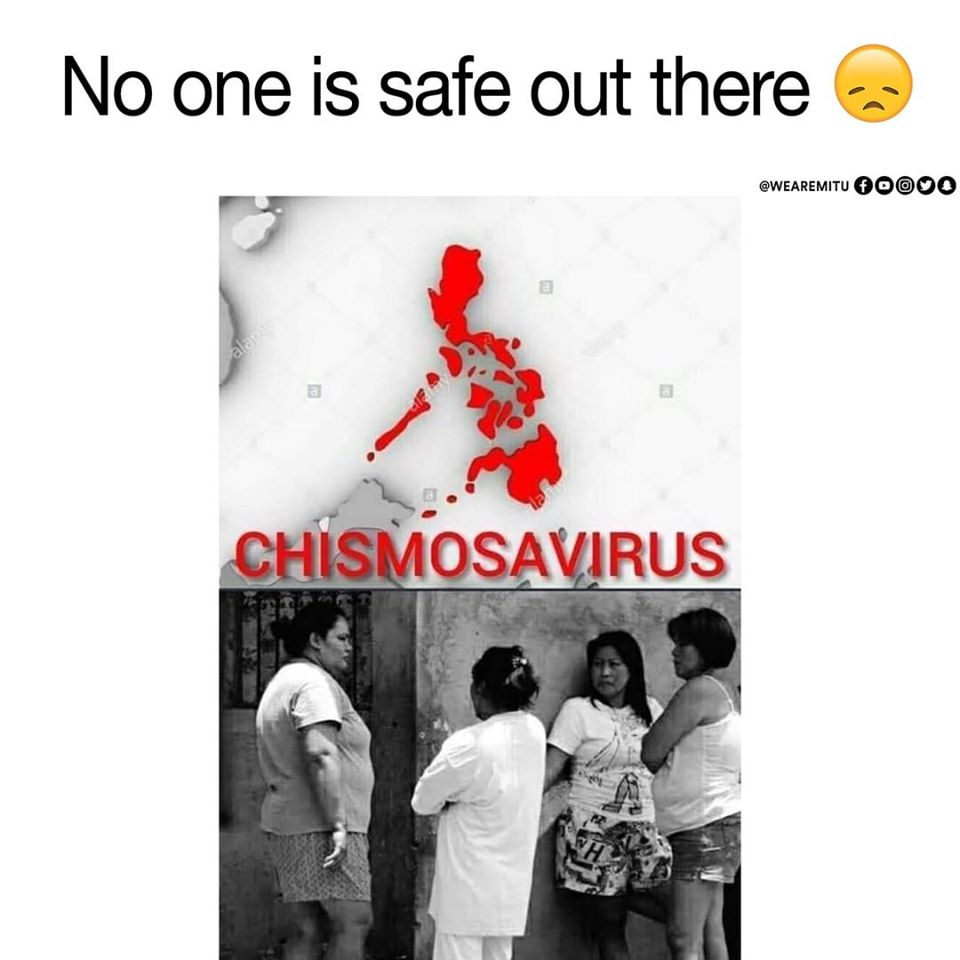 communication - No one is safe out there Ooooo alar Chismosavirus