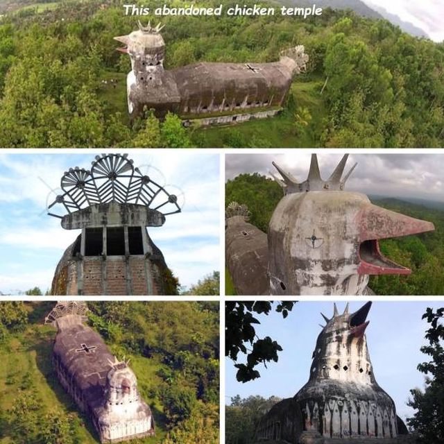 landmark - This abandoned chicken temple