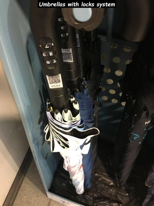 shoe - Umbrellas with locks system 0594