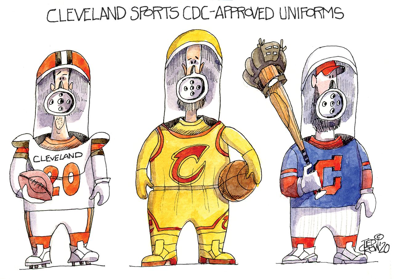 cartoon - Cleveland Sports CdcApproved Uniforms Cleveland