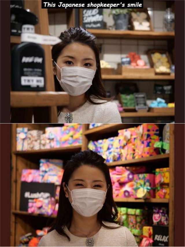 Smile - This Japanese shopkeeper's smile Tens