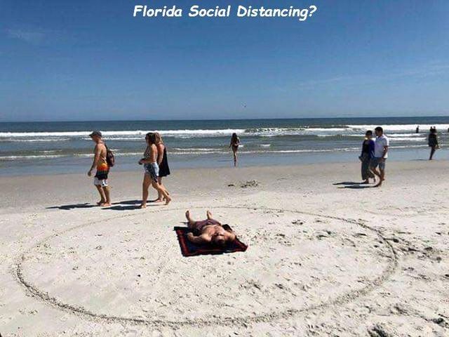 beach - Florida Social Distancing?